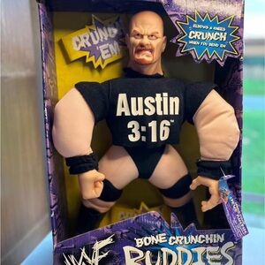 VINTAGE WWF BONE CRUSHING BUDDIES BUNDLE 1998